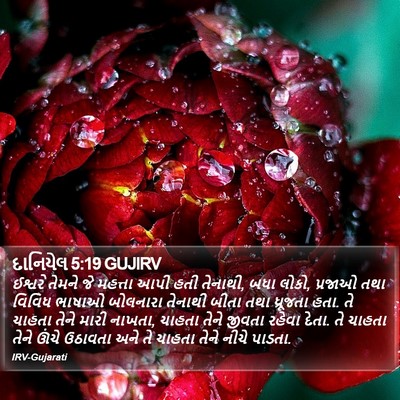 દાનિયેલ 5:19 GUJIRV Bible Verse Image