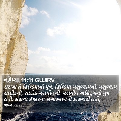 નહેમ્યા 11:11 GUJIRV Bible Verse Image