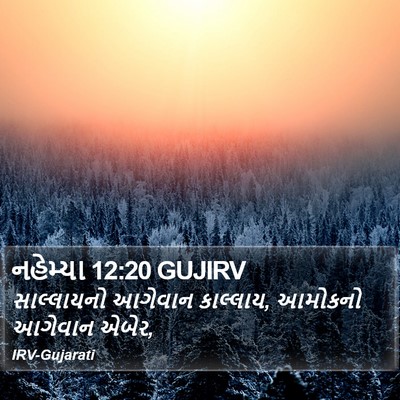 નહેમ્યા 12:20 GUJIRV Bible Verse Image