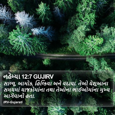 નહેમ્યા 12:7 GUJIRV Bible Verse Image