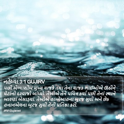 નહેમ્યા 3:1 GUJIRV Bible Verse Image