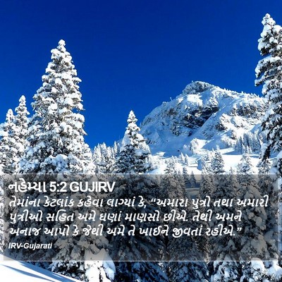 નહેમ્યા 5:2 GUJIRV Bible Verse Image