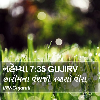 નહેમ્યા 7:35 GUJIRV Bible Verse Image