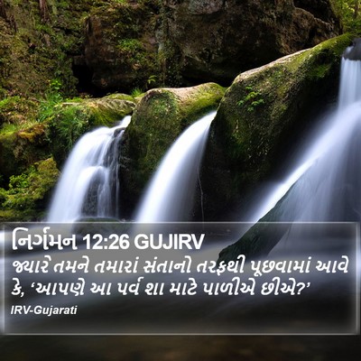 નિર્ગમન 12:26 GUJIRV Bible Verse Image