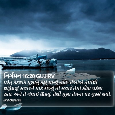 નિર્ગમન 16:20 GUJIRV Bible Verse Image