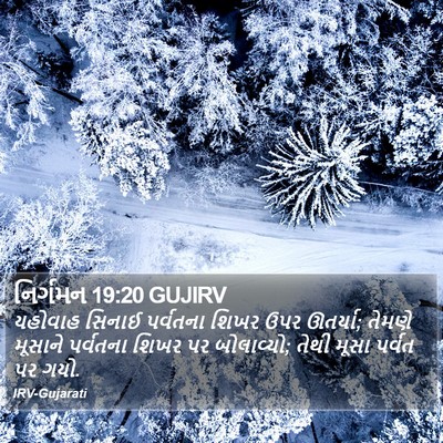 નિર્ગમન 19:20 GUJIRV Bible Verse Image