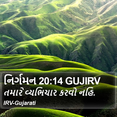નિર્ગમન 20:14 GUJIRV Bible Verse Image