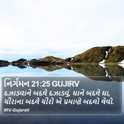 નિર્ગમન 21:25 GUJIRV Bible Verse Image