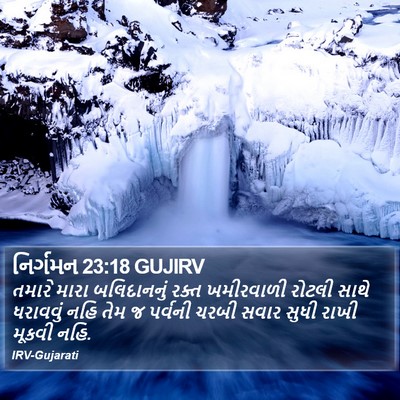 નિર્ગમન 23:18 GUJIRV Bible Verse Image