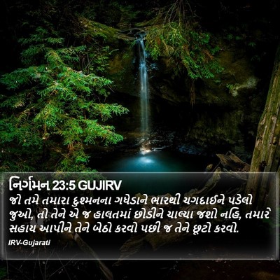 નિર્ગમન 23:5 GUJIRV Bible Verse Image