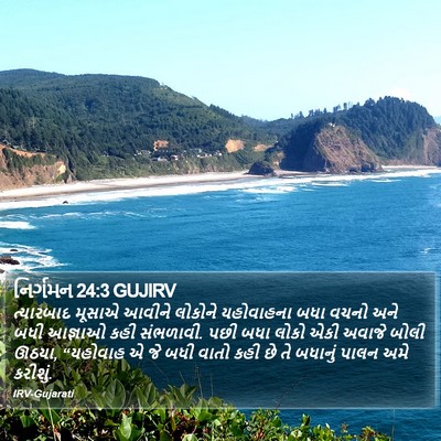 નિર્ગમન 24:3 GUJIRV Bible Verse Image