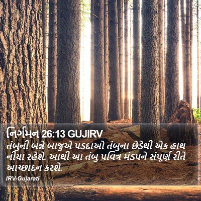 નિર્ગમન 26:13 GUJIRV Bible Verse Image