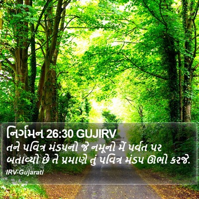નિર્ગમન 26:30 GUJIRV Bible Verse Image