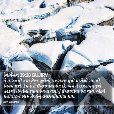 નિર્ગમન 29:28 GUJIRV Bible Verse Image