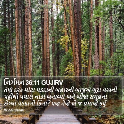 નિર્ગમન 36:11 GUJIRV Bible Verse Image