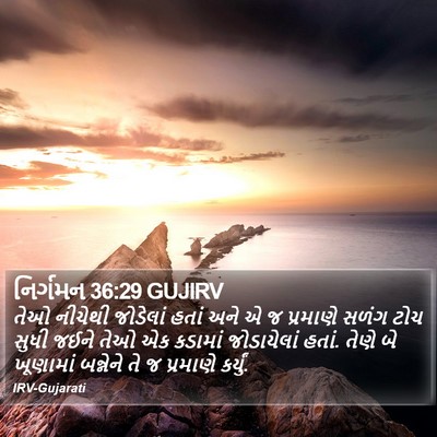 નિર્ગમન 36:29 GUJIRV Bible Verse Image