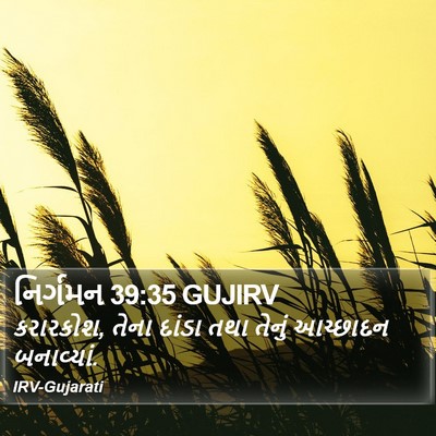 નિર્ગમન 39:35 GUJIRV Bible Verse Image