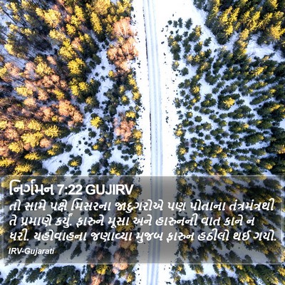 નિર્ગમન 7:22 GUJIRV Bible Verse Image