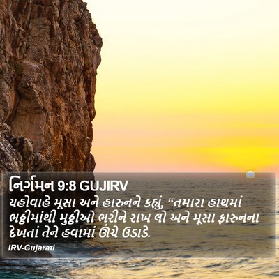 નિર્ગમન 9:8 GUJIRV Bible Verse Image