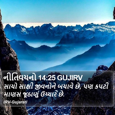 નીતિવચનો 14:25 GUJIRV Bible Verse Image
