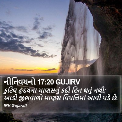 નીતિવચનો 17:20 GUJIRV Bible Verse Image