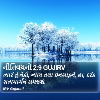 નીતિવચનો 2:9 GUJIRV Bible Verse Image
