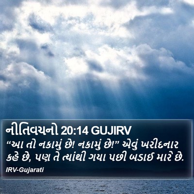નીતિવચનો 20:14 GUJIRV Bible Verse Image