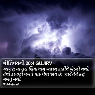 નીતિવચનો 20:4 GUJIRV Bible Verse Image