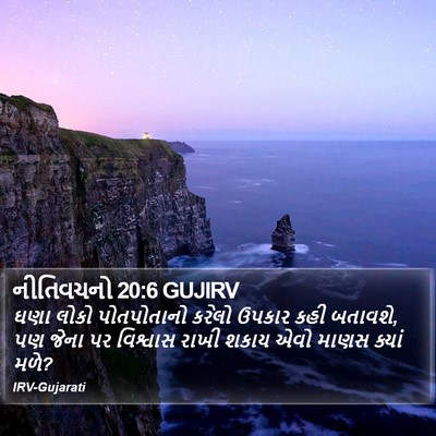 નીતિવચનો 20:6 GUJIRV Bible Verse Image