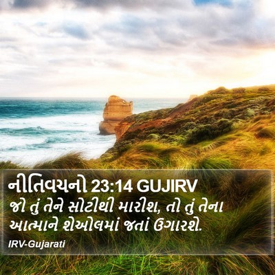 નીતિવચનો 23:14 GUJIRV Bible Verse Image
