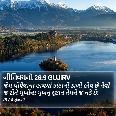 નીતિવચનો 26:9 GUJIRV Bible Verse Image