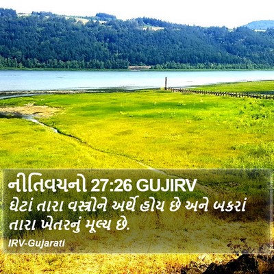 નીતિવચનો 27:26 GUJIRV Bible Verse Image