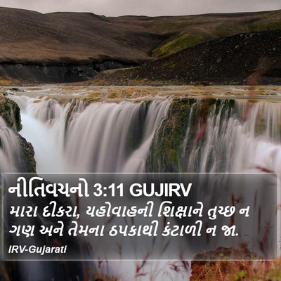 નીતિવચનો 3:11 GUJIRV Bible Verse Image