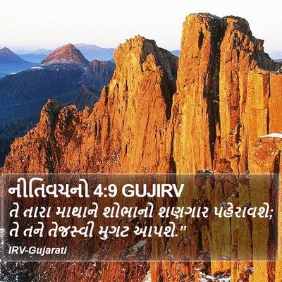 નીતિવચનો 4:9 GUJIRV Bible Verse Image