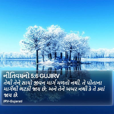 નીતિવચનો 5:6 GUJIRV Bible Verse Image