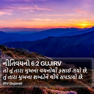નીતિવચનો 6:2 GUJIRV Bible Verse Image