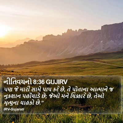 નીતિવચનો 8:36 GUJIRV Bible Verse Image