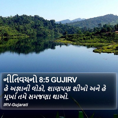નીતિવચનો 8:5 GUJIRV Bible Verse Image