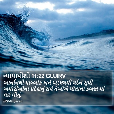 ન્યાયાધીશો 11:22 GUJIRV Bible Verse Image