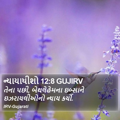 ન્યાયાધીશો 12:8 GUJIRV Bible Verse Image