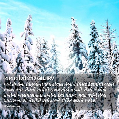 ન્યાયાધીશો 2:12 GUJIRV Bible Verse Image
