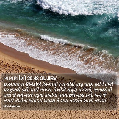 ન્યાયાધીશો 20:48 GUJIRV Bible Verse Image