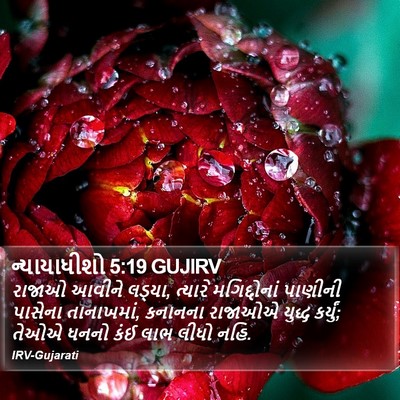 ન્યાયાધીશો 5:19 GUJIRV Bible Verse Image