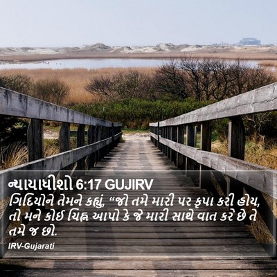 ન્યાયાધીશો 6:17 GUJIRV Bible Verse Image