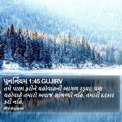 પુનર્નિયમ 1:45 GUJIRV Bible Verse Image