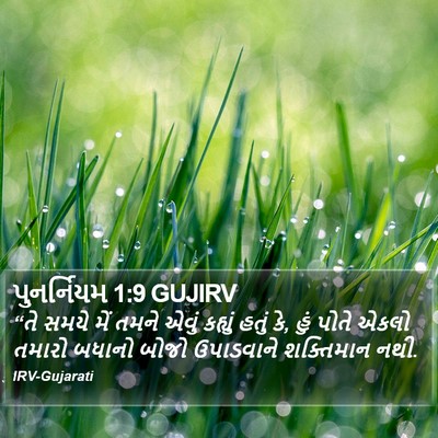 પુનર્નિયમ 1:9 GUJIRV Bible Verse Image