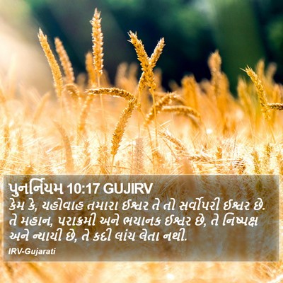 પુનર્નિયમ 10:17 GUJIRV Bible Verse Image