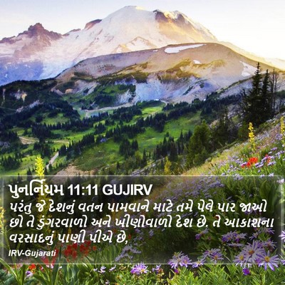 પુનર્નિયમ 11:11 GUJIRV Bible Verse Image