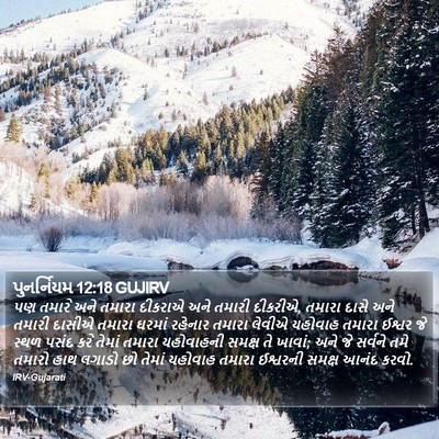 પુનર્નિયમ 12:18 GUJIRV Bible Verse Image