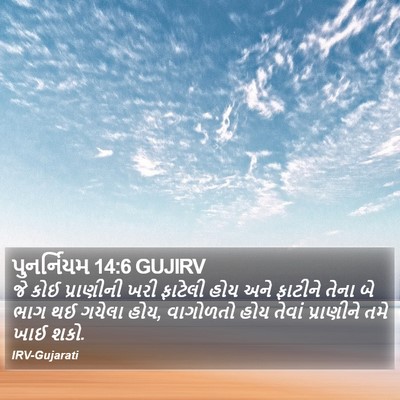 પુનર્નિયમ 14:6 GUJIRV Bible Verse Image